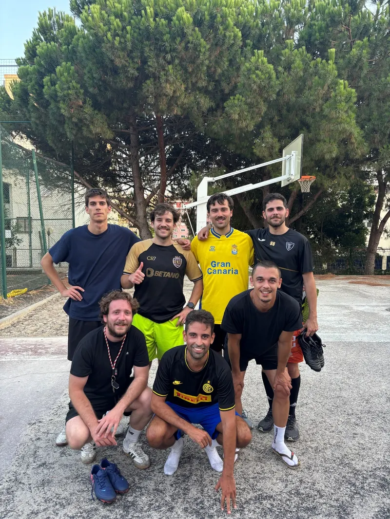 The winning team after game 5